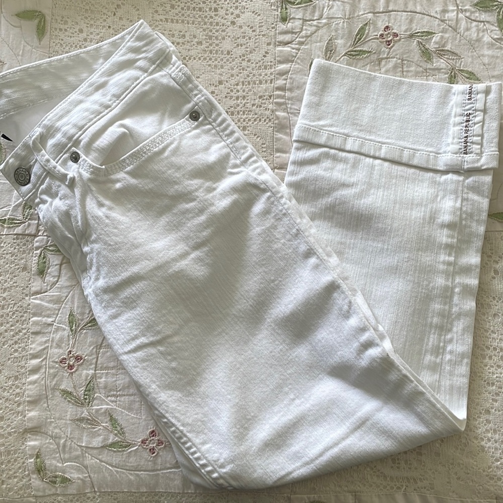 Banana Republic Cuffed Capris